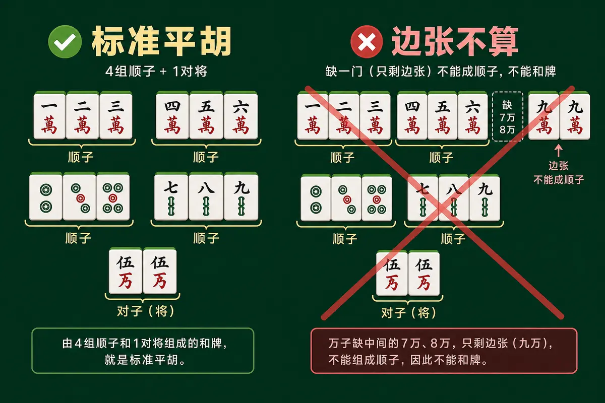 尊龙凯时 标准平胡与边张听口对照